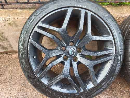 RANGE ROVER SPORT L494 SET OF 4 22" ALLOY WHEELS WITH TYRES