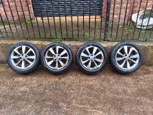 HYUNDAI I20 MK2 SET OF 4 16'' ALLOY WHEELS WITH TYRES