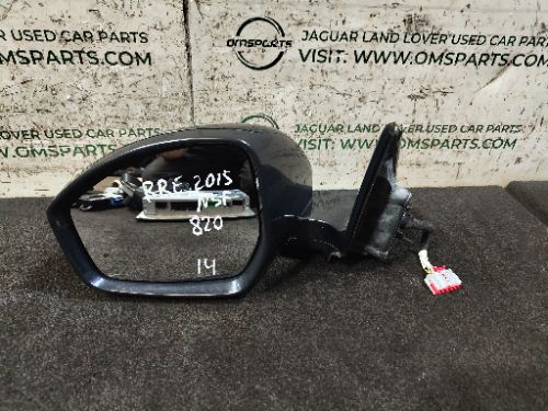 RANGE ROVER EVOQUE L538 N/S PASSENGER SIDE LEFT WING MIRROR BLACK 820