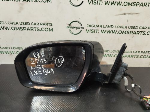 RANGE ROVER EVOQUE L538 N/S PASSENGER SIDE LEFT WING MIRROR BLACK