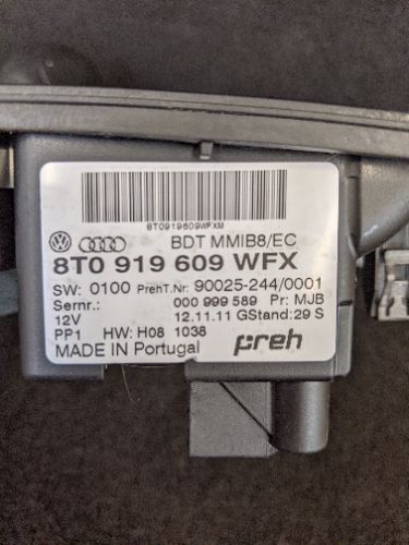 AUDI A4 B8 MULTIMEDIA SAT NAV SWITCH CONTROL PANEL
