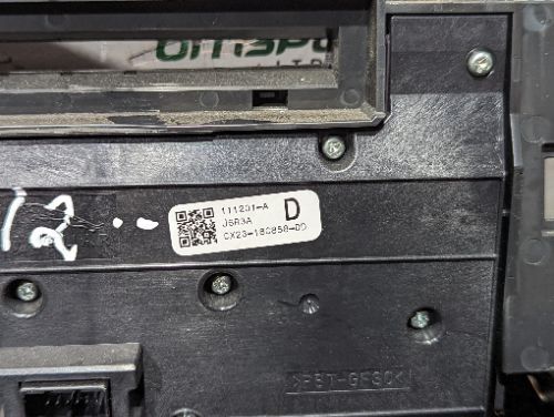 JAGUAR XF X250 AC HEATER CLIMATE CONTROL SWITCH PANEL